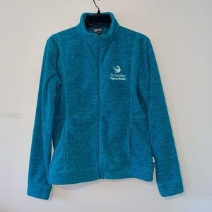 Landway Outerwear The Maritime Aquarium Marled Fleece Jacket Size Medium